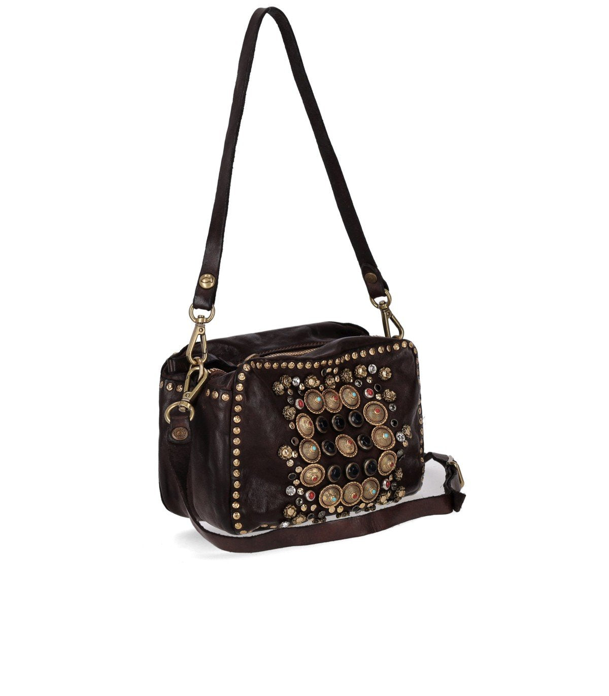 CAMPOMAGGI KATE DUNKELBRAUNE UMHÄNGETASCHE