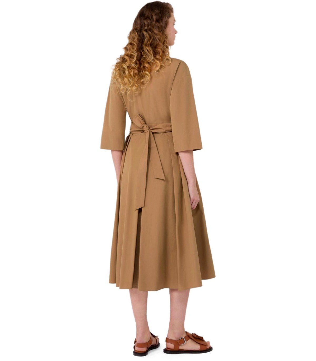 MAX MARA WEEKEND PADANA BEIGE DRESS