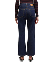 JEANS BETZY BOOTCUT CROPPED BLU SCURO GANNI