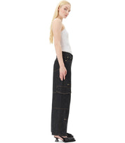 TOP CON STRASS BIANCO GANNI