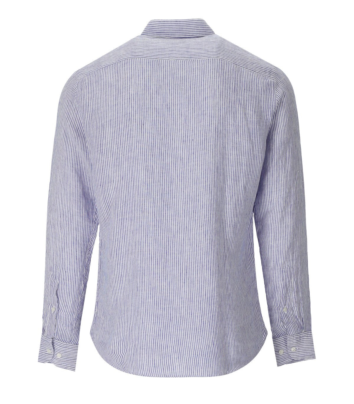 B-D BAGGIES BROOKLING BLUE WHITE STRIPED SHIRT