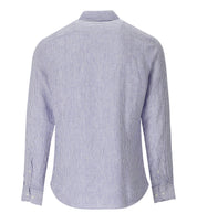 B-D BAGGIES BROOKLING BLUE WHITE STRIPED SHIRT