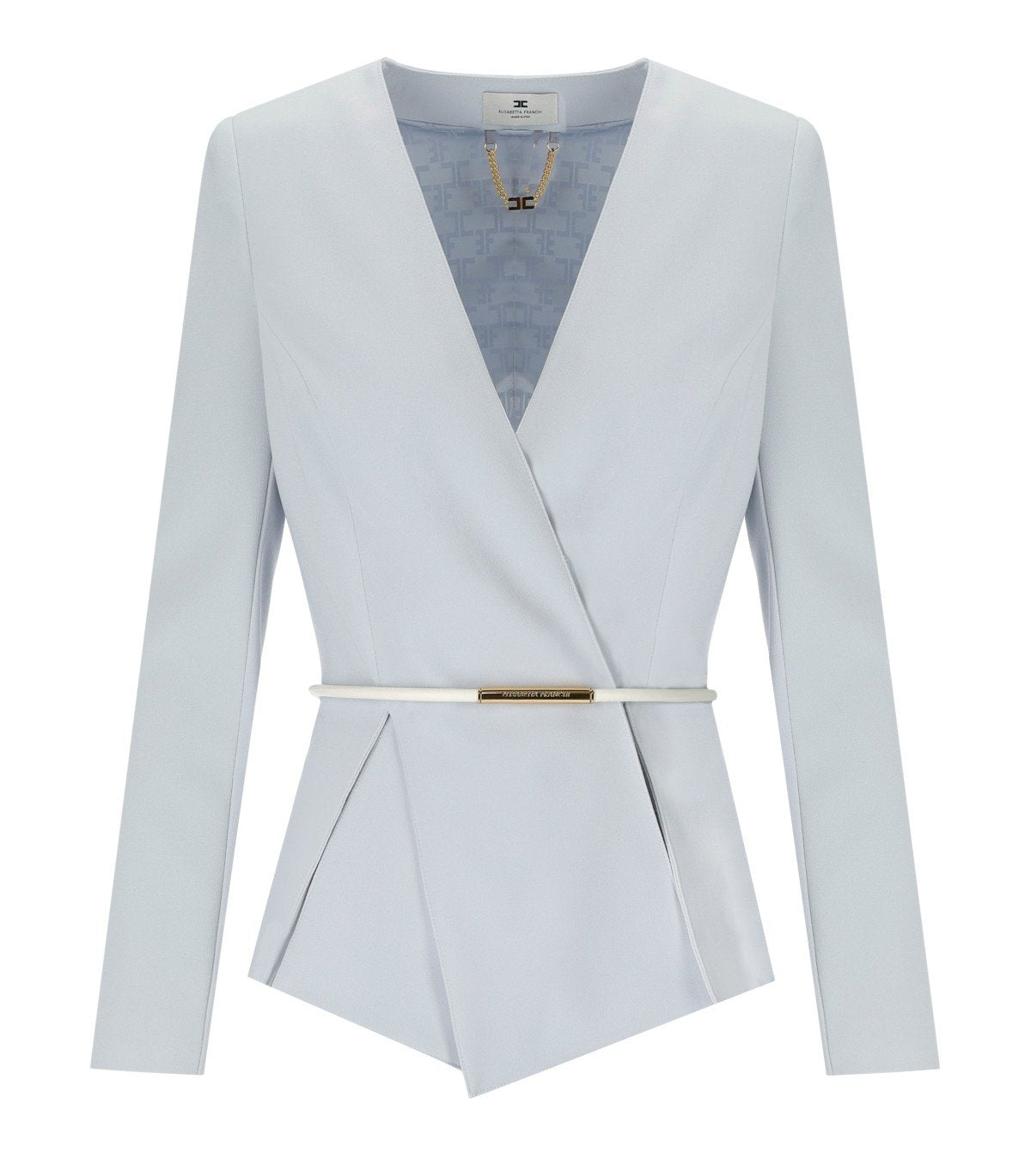 CHAQUETA CON CINTURÓN STARLIGHT ELISABETTA FRANCHI
