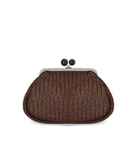 BOLSO CLUTCH PASTICCINO ERE MARRON MAX MARA WEEKEND