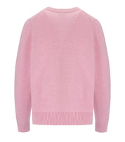 GANNI POODLE PINK CREWNECK JUMPER