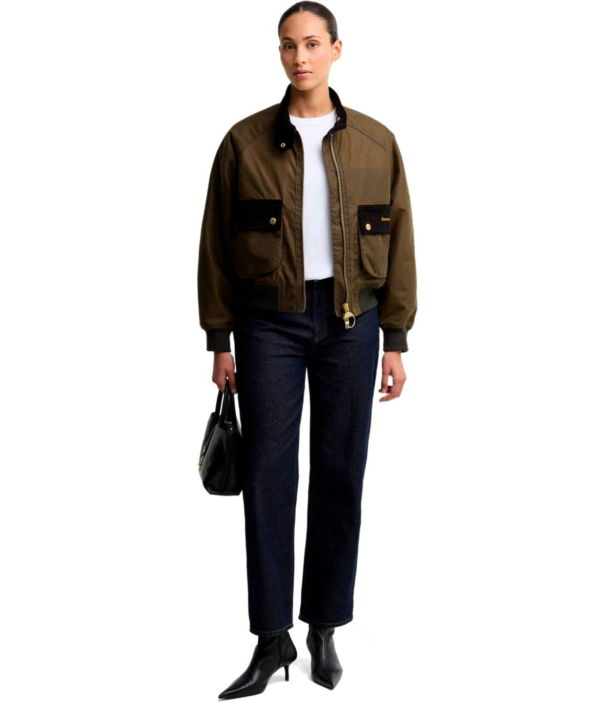 GIACCA IVYBRIDGE WAX VERDE BARBOUR