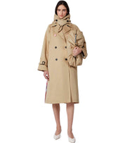 MAX MARA WEEKEND NINFA BEIGE TRENCH COAT