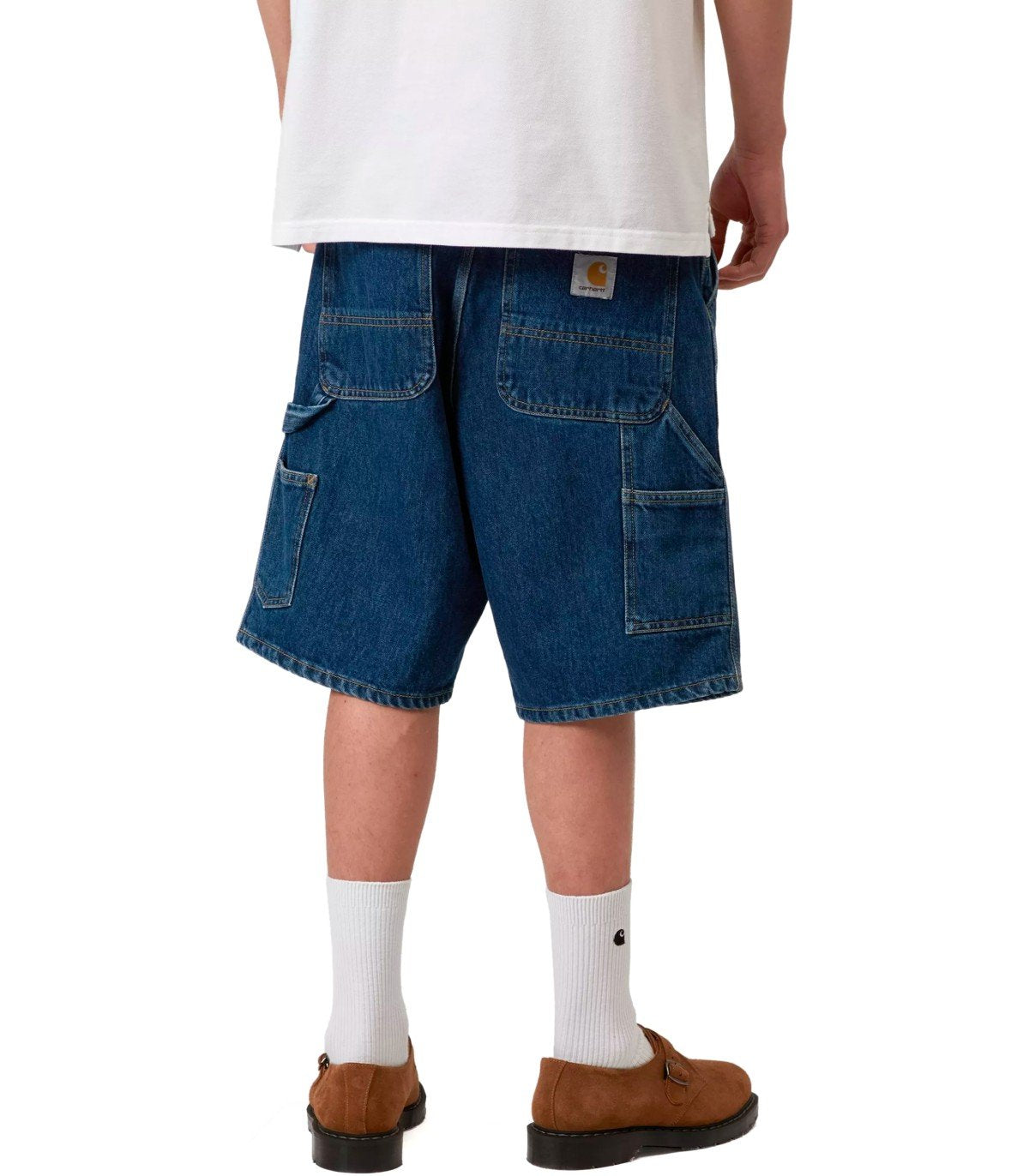 BERMUDA SINGLE KNEE BLU CARHARTT WIP