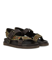 SANDALO FLAT UNICA MARRONE SCURO ASH