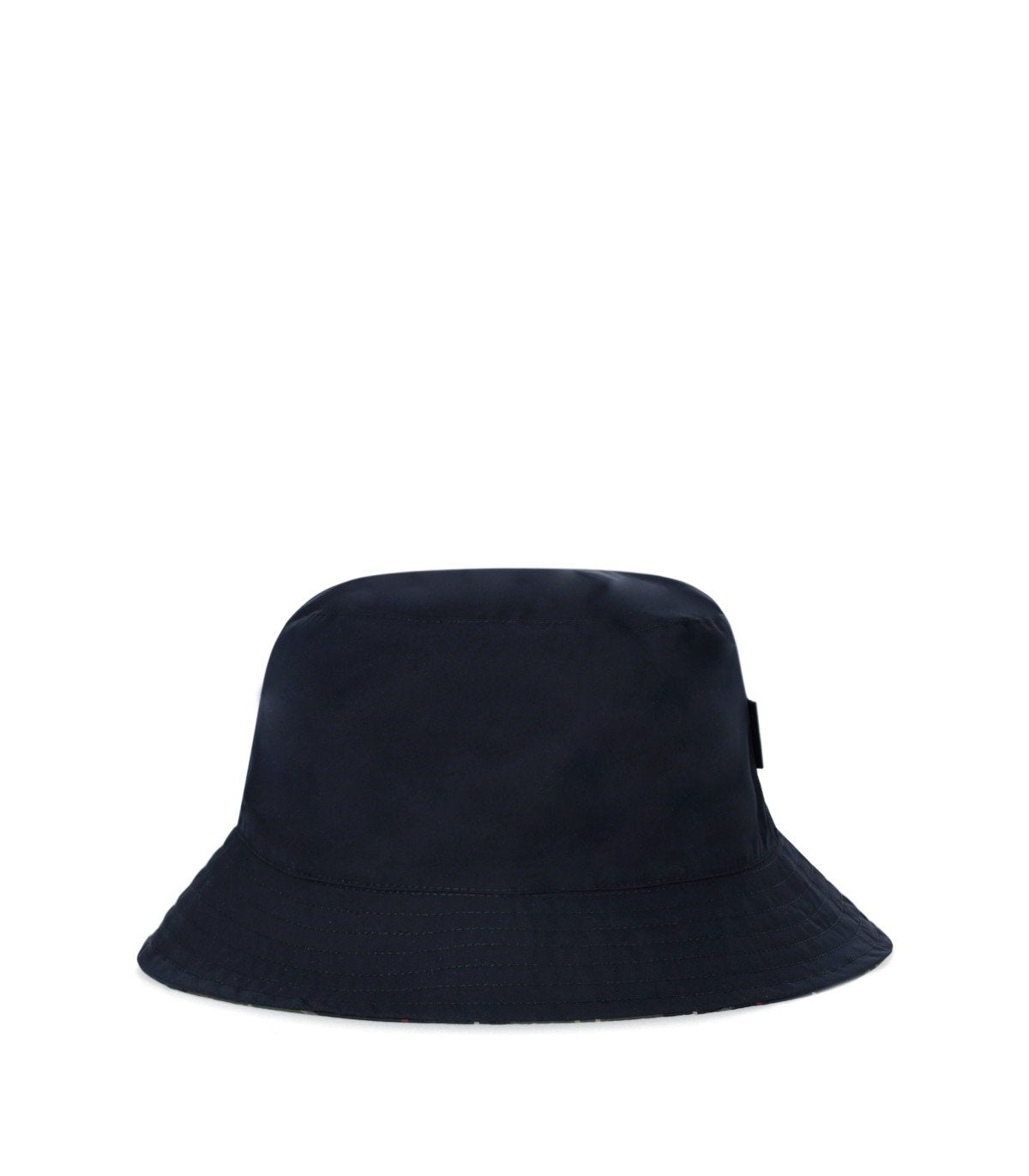 BARBOUR HUTTON NAVY BLUE REVERSIBLE BUCKET HAT