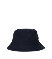 BARBOUR HUTTON NAVY BLUE REVERSIBLE BUCKET HAT