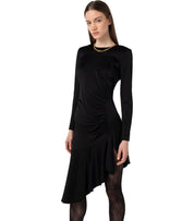 ABITO ASIMMETRICO CON COLLANA NERO ELISABETTA FRANCHI