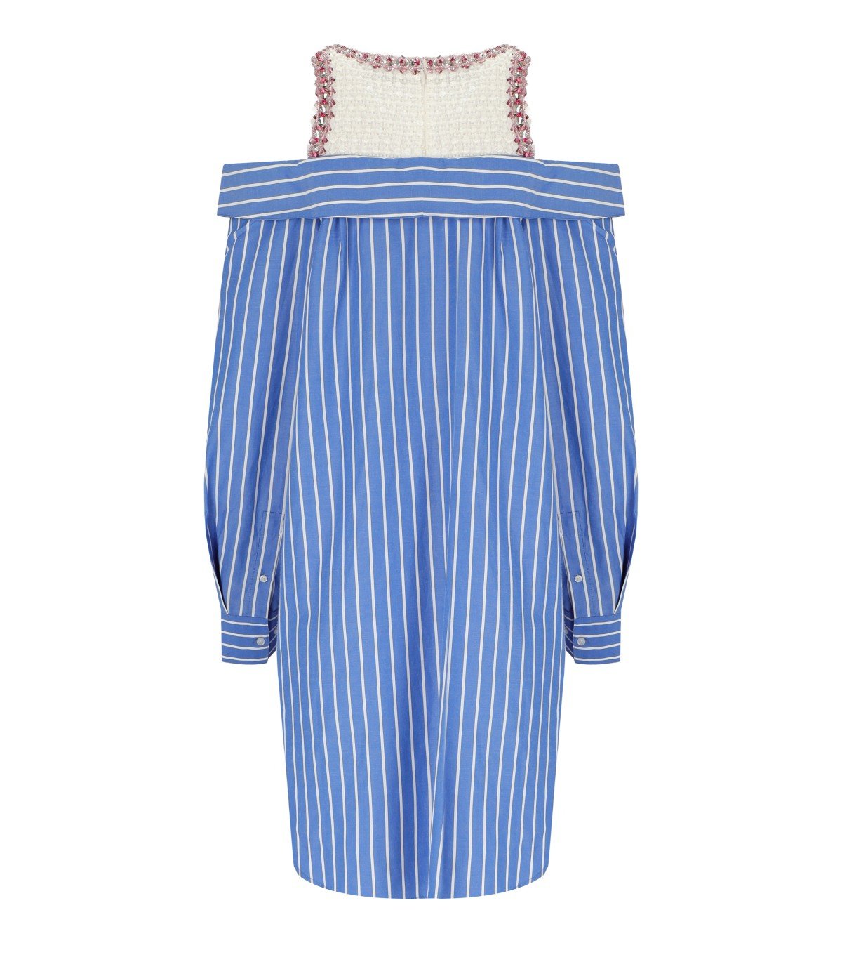 ESSENTIEL ANTWERP JORI LIGHT BLUE SHIRT DRESS