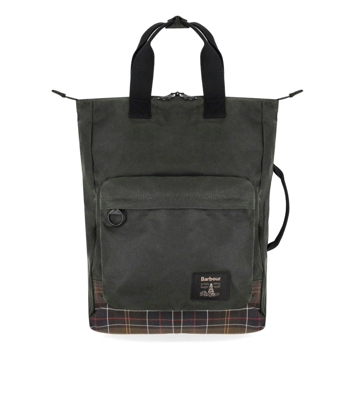 BARBOUR FIELD WAXED SAGE GREEN BACKPACK