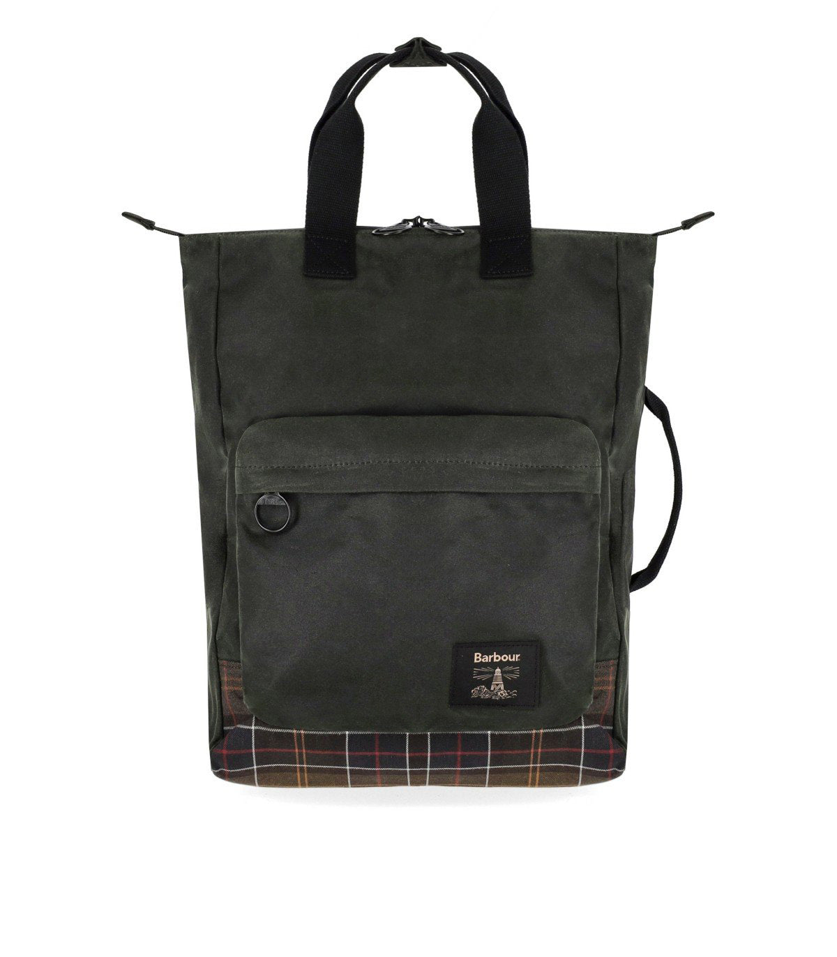 BARBOUR FIELD WAXED SAGE GREEN BACKPACK