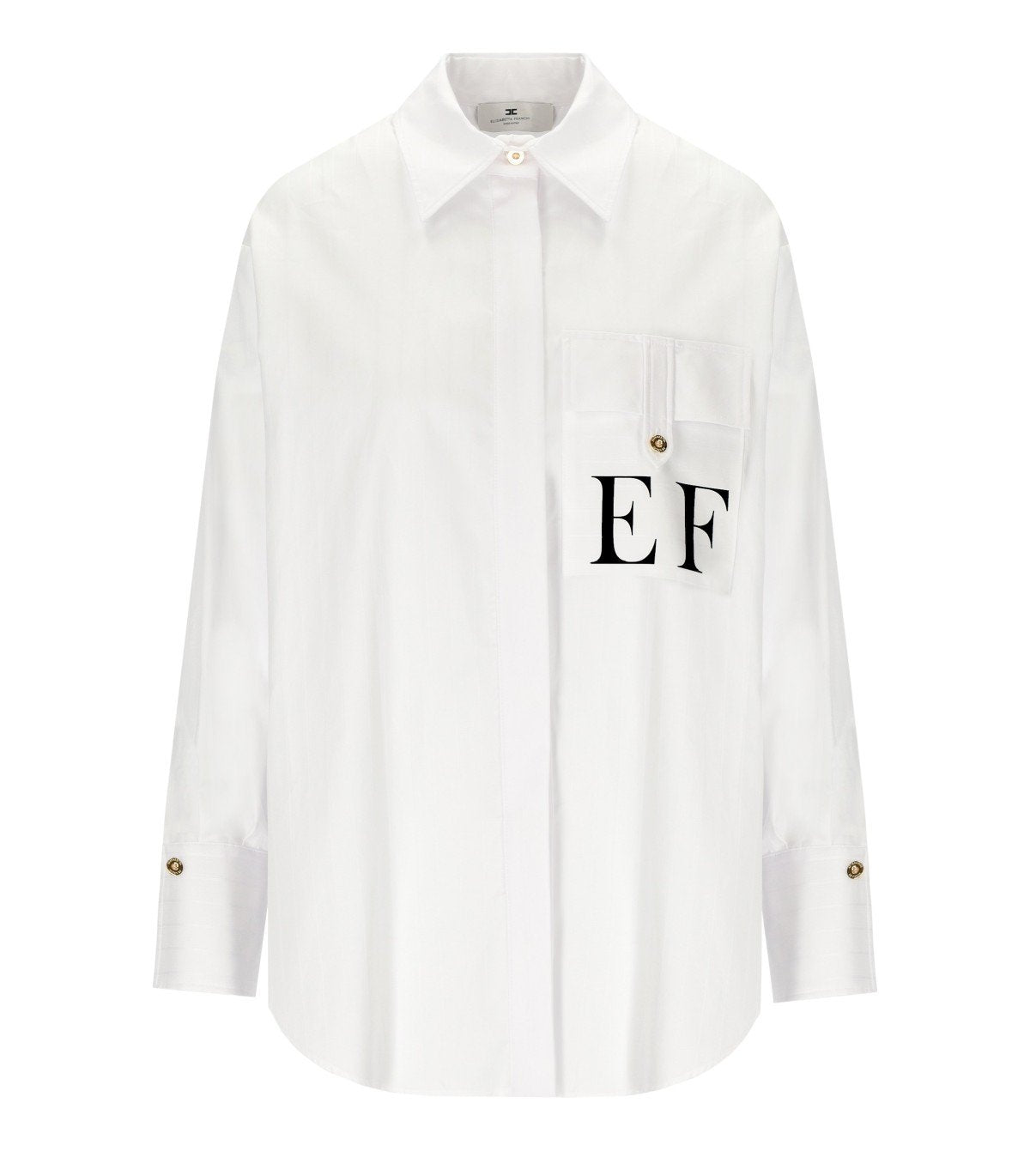 CAMISA OVERSIZE BLANCA ELISABETTA FRANCHI