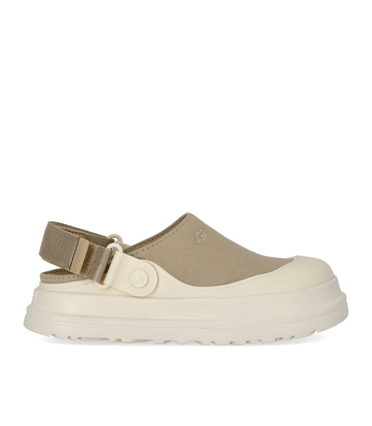 UGG GOLDENGLOW CANVAS MUSTARD SEED CLOG