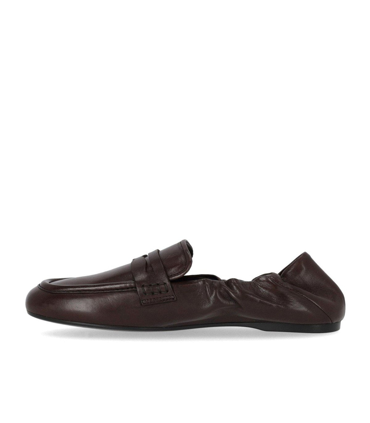 GUGLIELMO ROTTA SATIN BROWN LOAFER