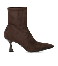 SERGIO LEVANTESI JANET DUNKELBRAUNE STIEFELETTE MIT ABSATZ - 37.5