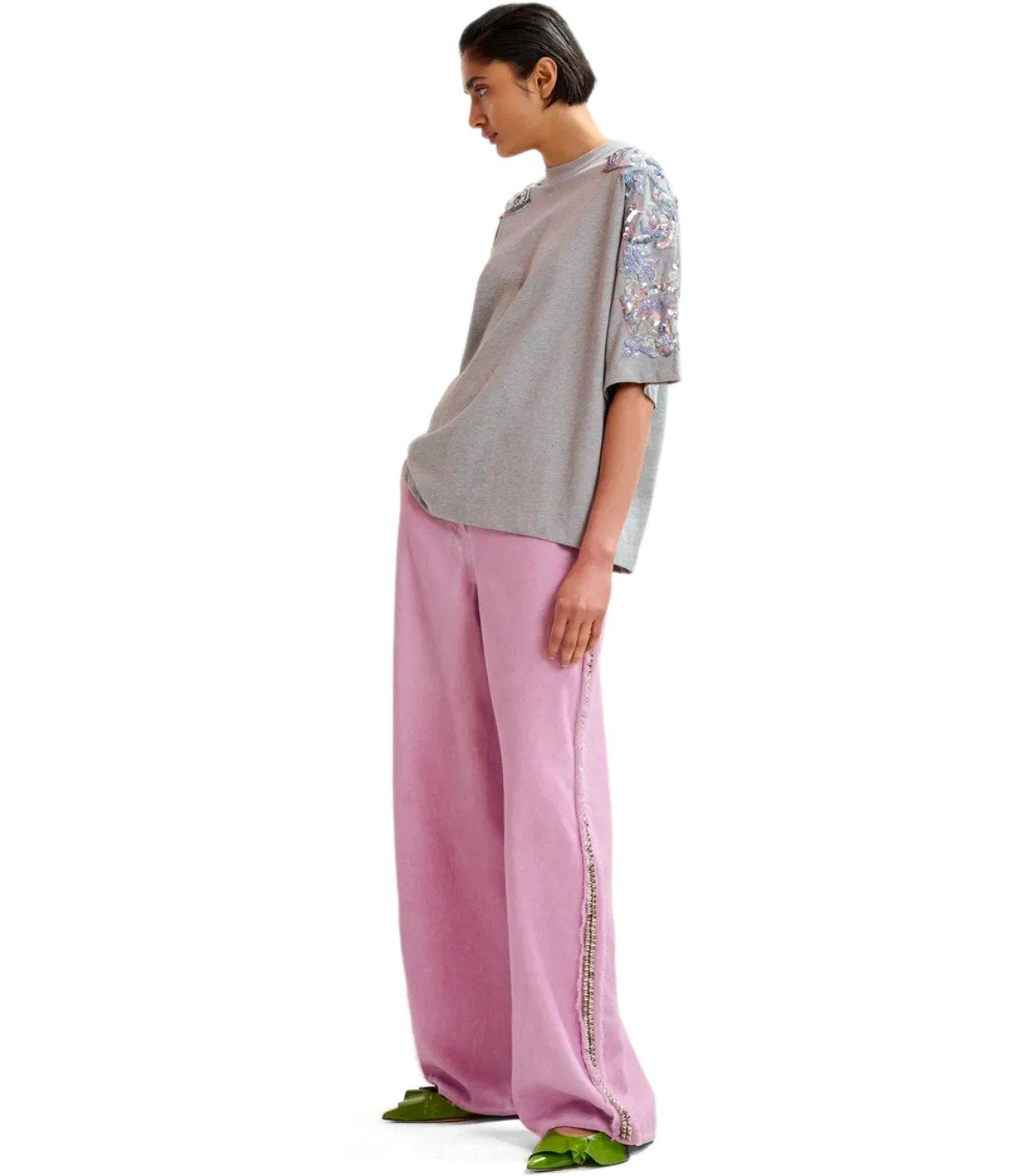ESSENTIEL ANTWERP JANGOO GRAUES T-SHIRT