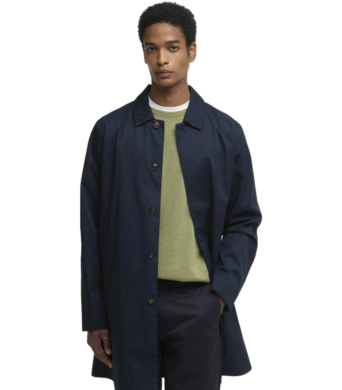 BARBOUR ROKIG NAVY BLUE JACKET