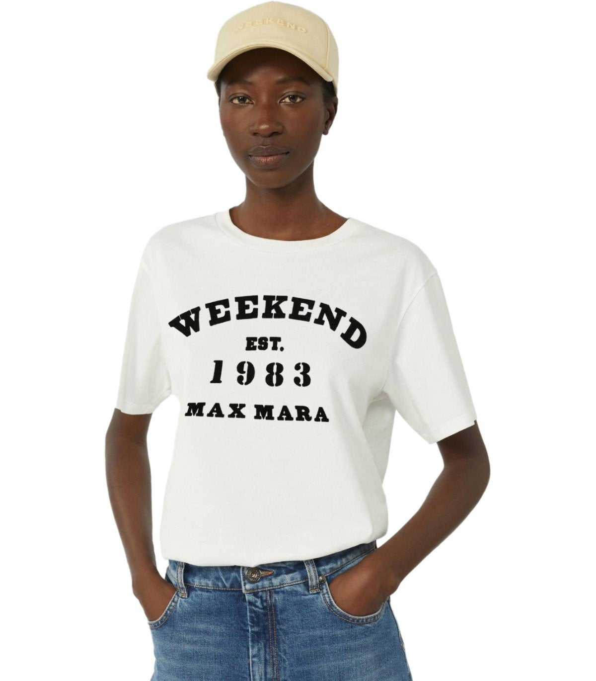 MAX MARA WEEKEND TENUE WHITE T-SHIRT