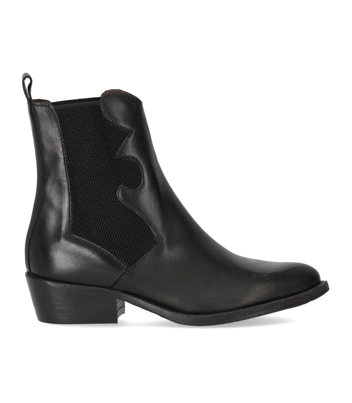 DUCCIO DEL DUCA BLACK TEXAN BOOTIE
