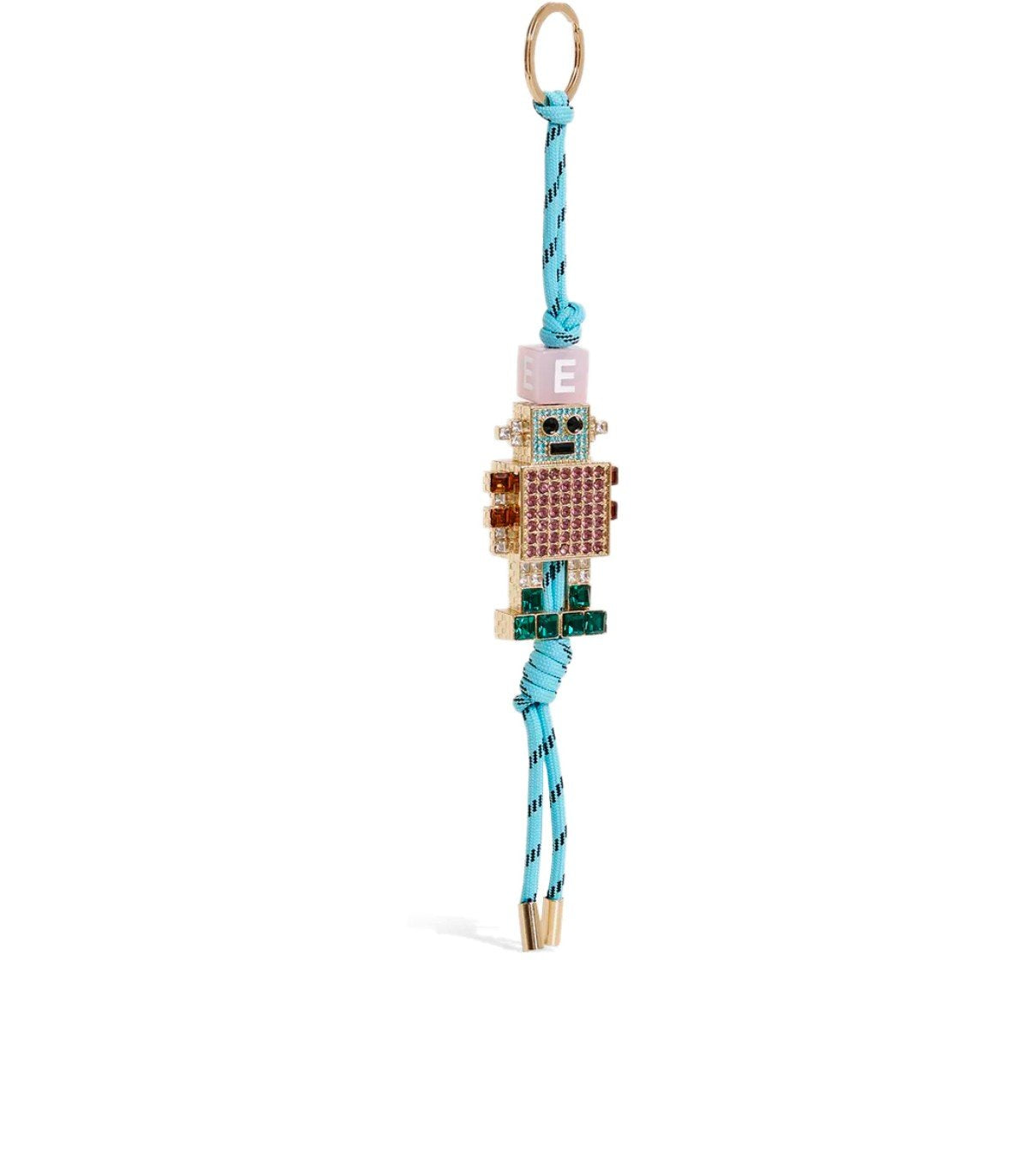ESSENTIEL ANTWERP HOLLIVER LIGHT BLUE KEYCHAIN