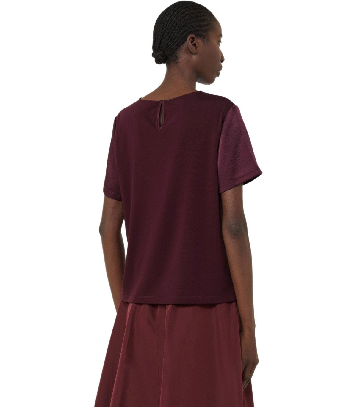 MAX MARA WEEKEND ZONA BURGUNDY BLOUSE
