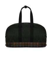 BARBOUR FIELD WAX GRÜNE REISETASCHE
