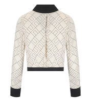 ELISABETTA FRANCHI MILK BICOLORED SHIRT