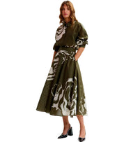 ESSENTIEL ANTWERP JANGO GREEN SKIRT