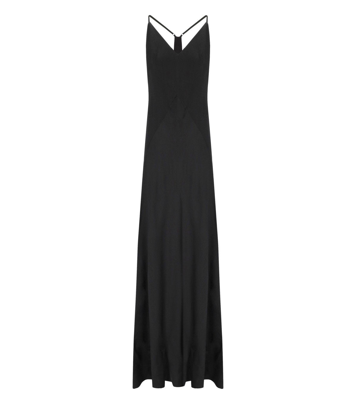 ESSENTIEL ANTWERP IDONT BLACK MAXI DRESS