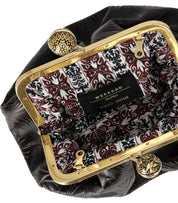 MAX MARA WEEKEND PASTICCINO SPANISH HERITAGE SMALL BRUIN CLUTCH