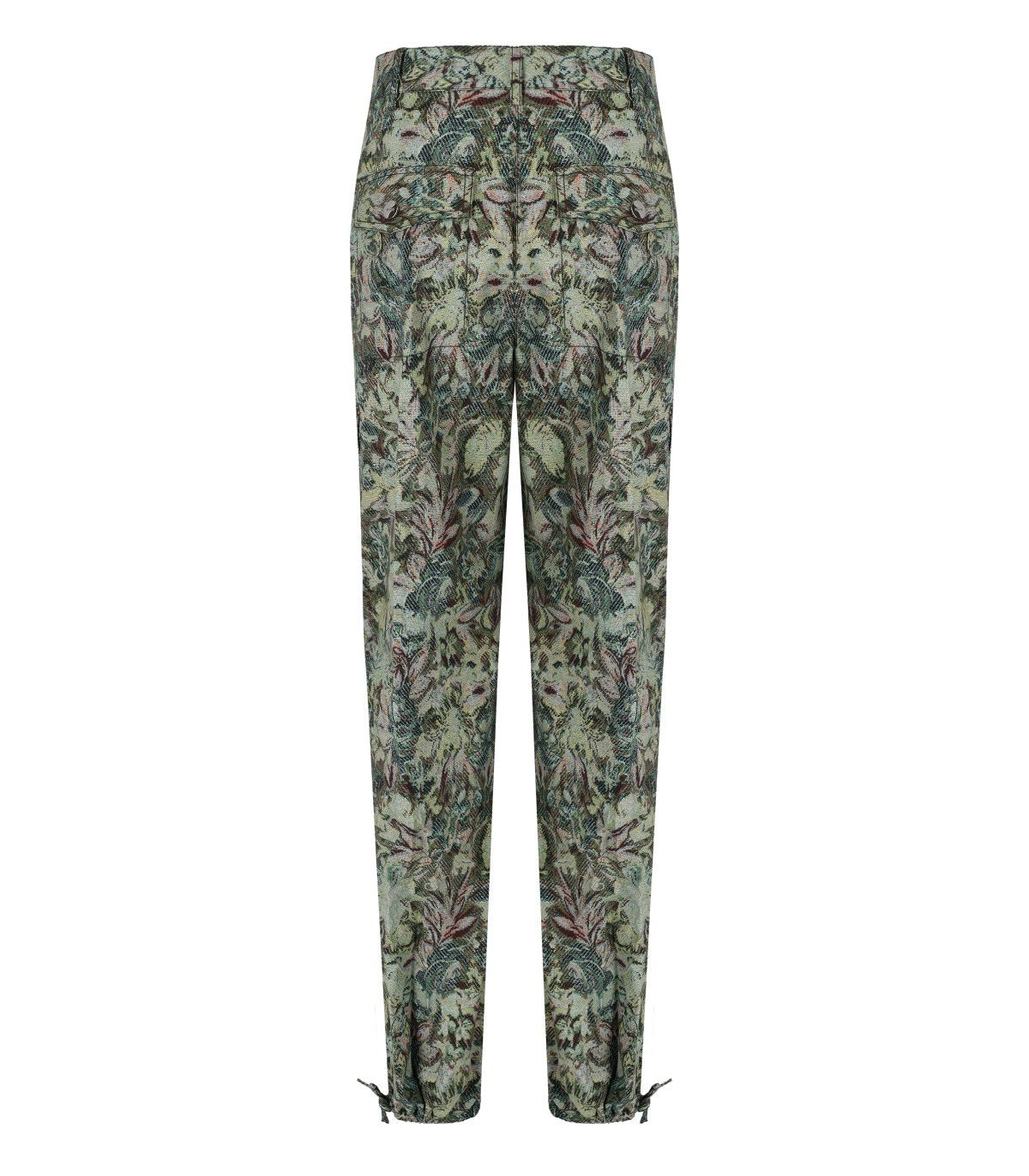 GANNI JADEITE TWILL PANTS