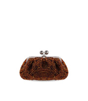 MAX MARA WEEKEND PASTICCINO ESCHIMO SMALL BROWN CLUTCH