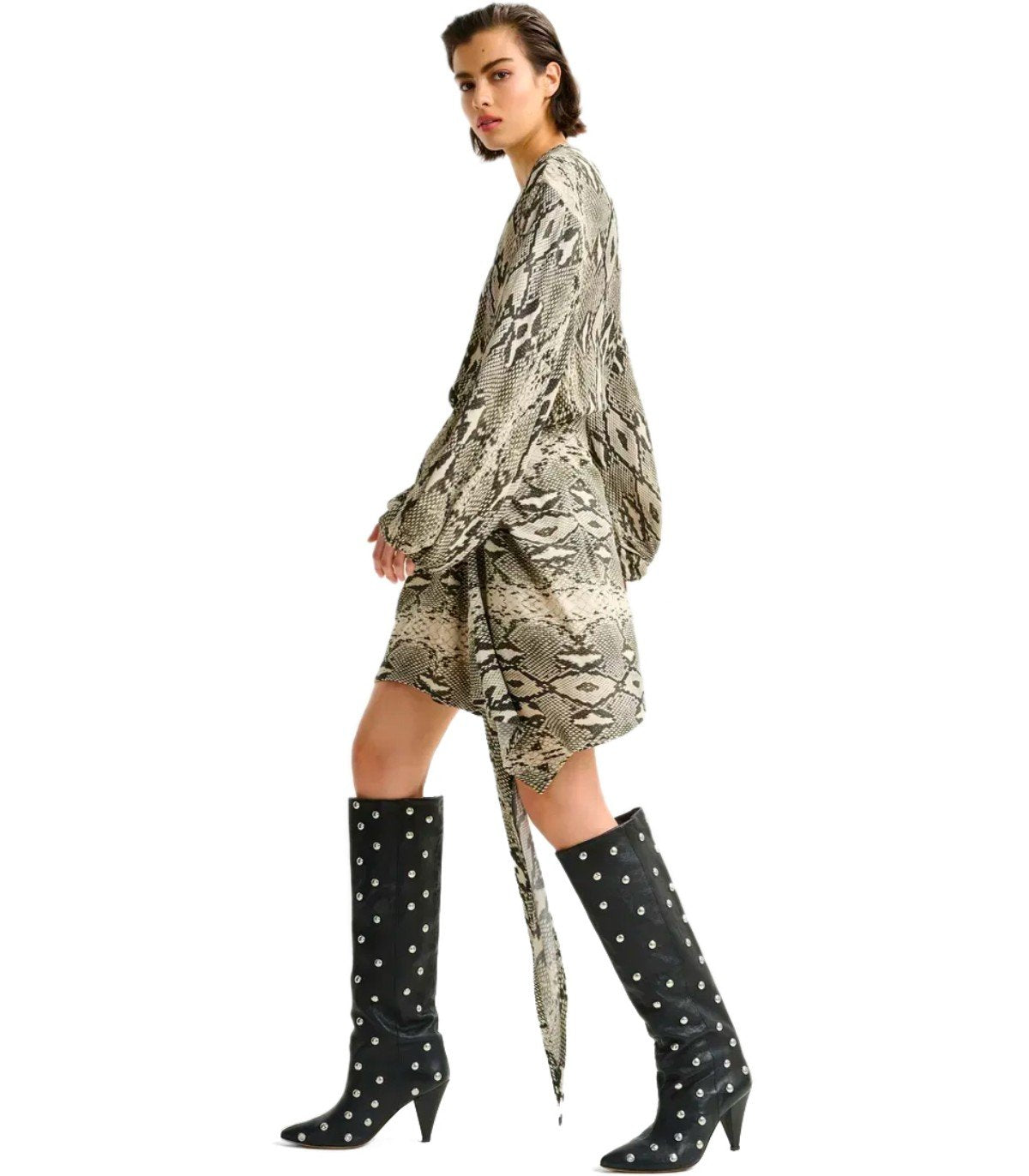 ESSENTIEL ANTWERP IFRENCH PYTHON KLEID
