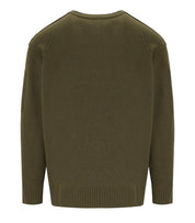 C.P. COMPANY GRS IVY GREEN CREWNECK JUMPER