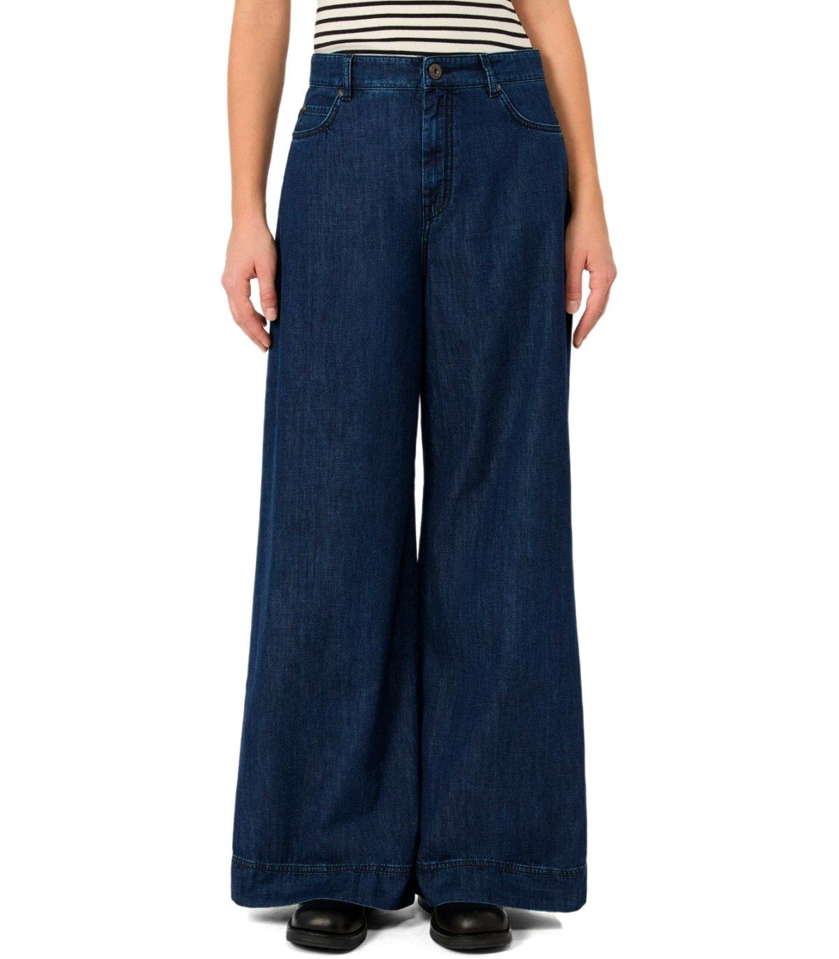 JEANS WIDE LEG VEGA BLU SCURO MAX MARA WEEKEND