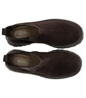 MICHAEL KORS ASHER DUNKELBRAUNE CHELSEA STIEFELETTE