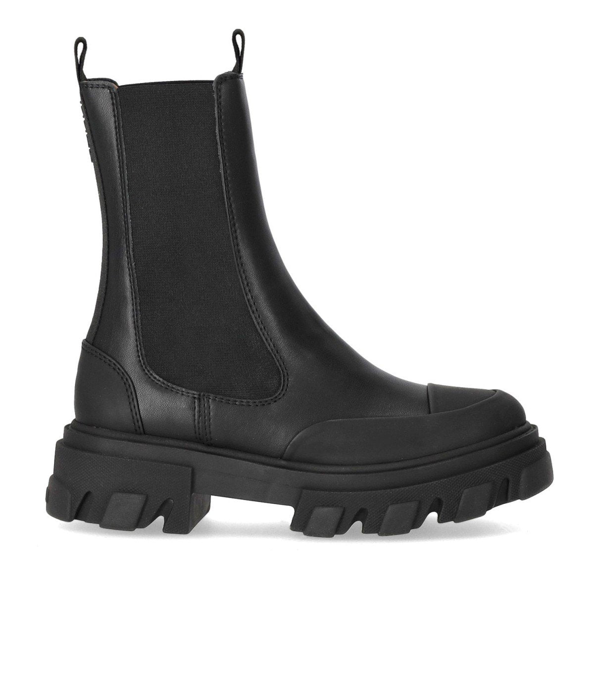 GANNI MID SCHWARZE CHELSEA STIEFELETTE