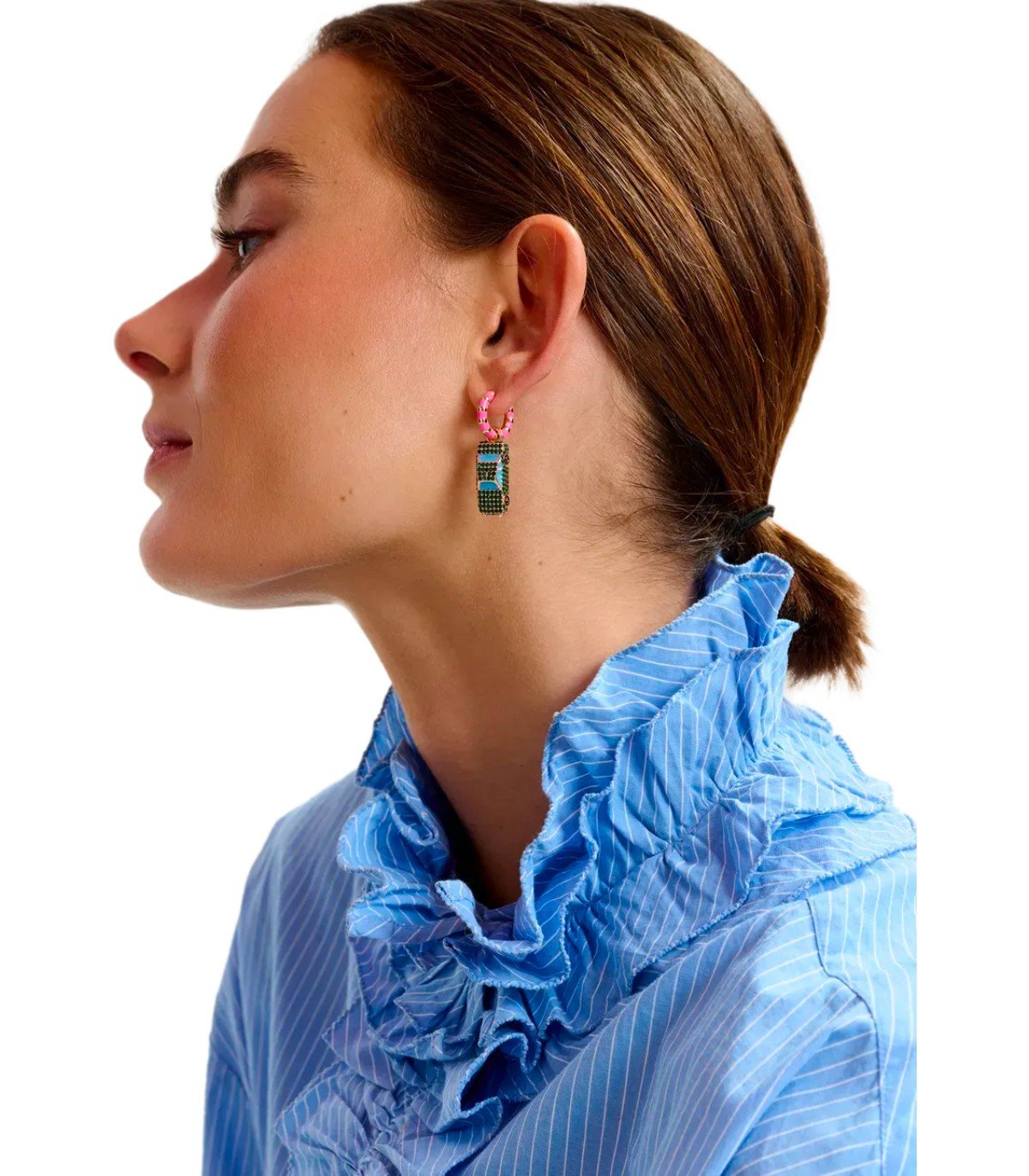 ORECCHINI ISTRITTI ROSA ESSENTIEL ANTWERP