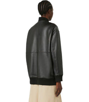 MAX MARA WEEKEND TATTICO BLACK BOMBER JACKET
