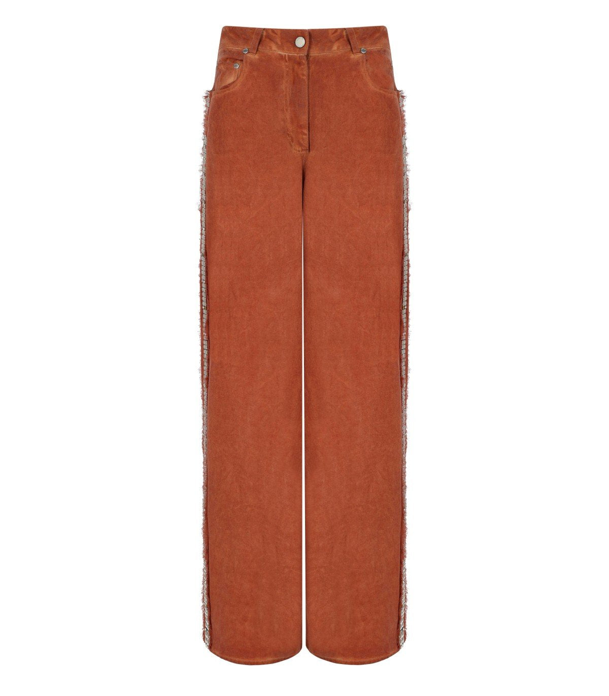ESSENTIEL ANTWERP JEEPER RUST WIDE LEG JEANS