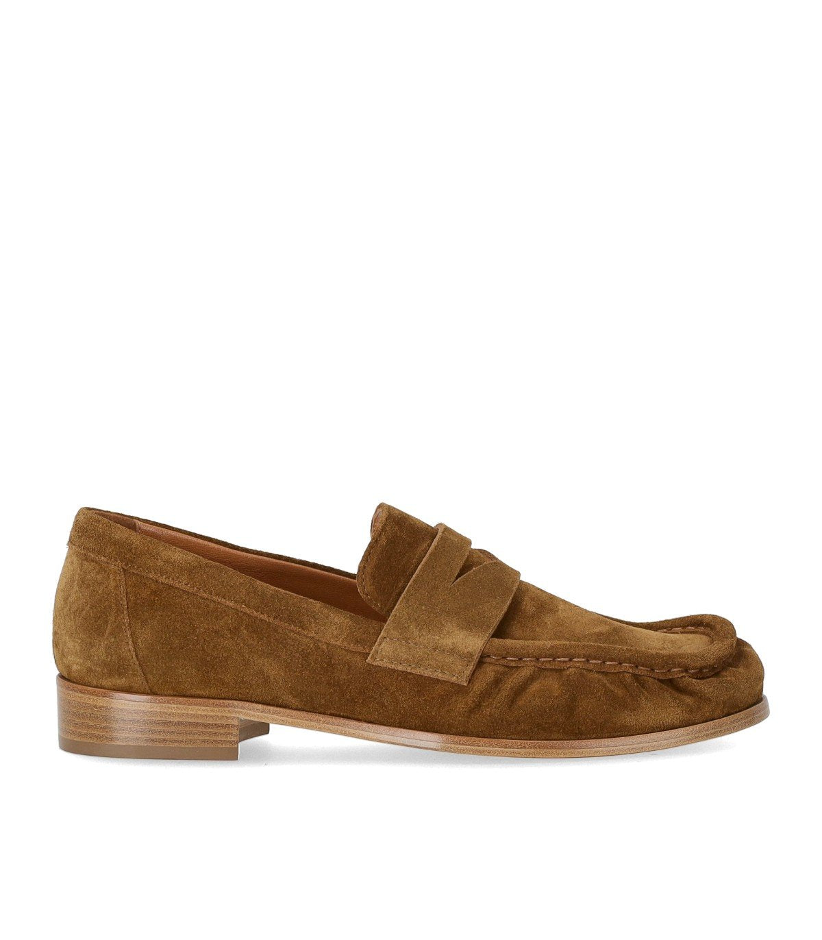 MOCASSIN EN DAIM COGNAC STRATEGIA