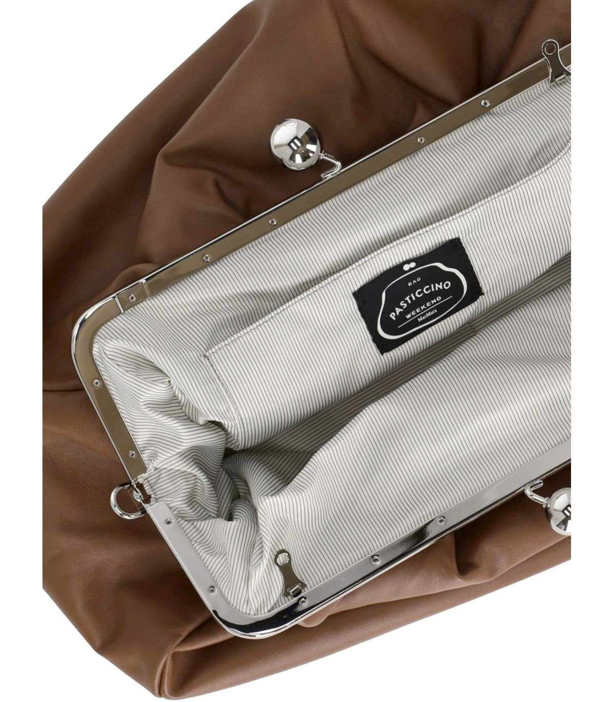 MAX MARA WEEKEND PASTICCINO PROVINO LARGE HELLBRAUNER CLUTCH
