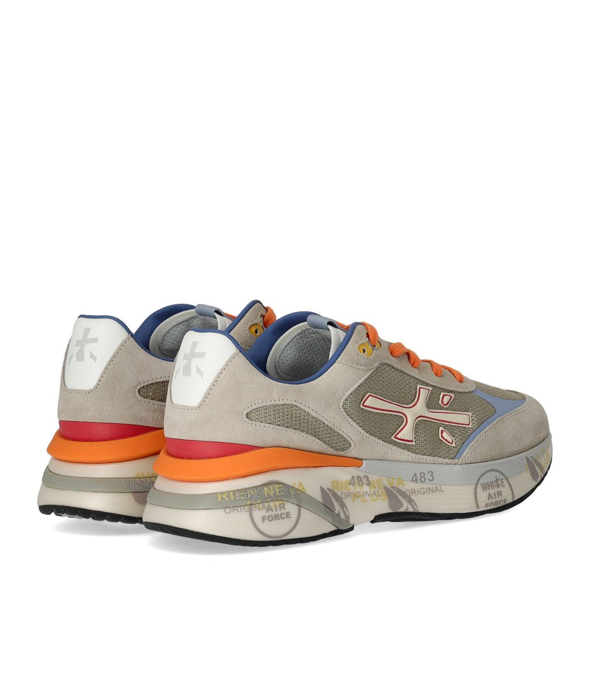 スニーカー PREMIATA Men Sneakers MOERUN7301 Grey PREMIATA MOERUN 7301 SNEAKER – FerrarisBoutique