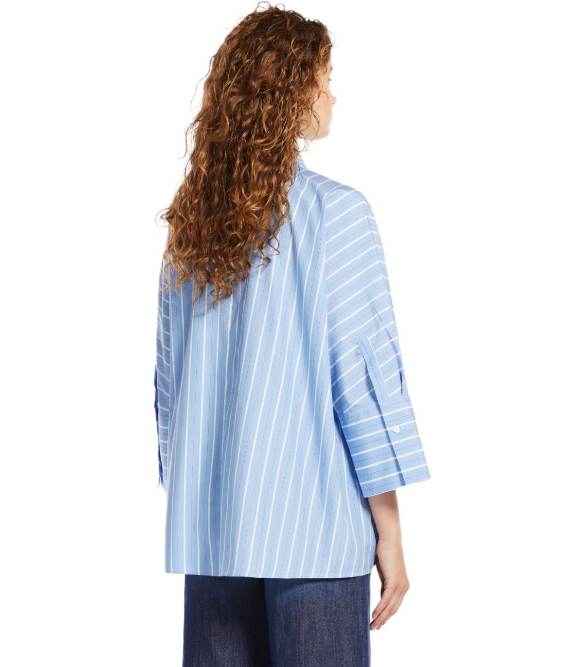 CAMICIA HUDSON A RIGHE AZZURRA MAX MARA WEEKEND