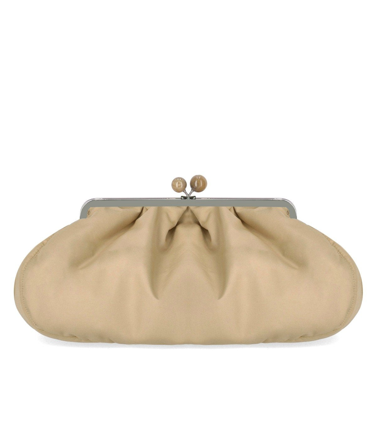 MAX MARA WEEKEND PASTICCINO APIO LARGE BEIGE CLUTCH