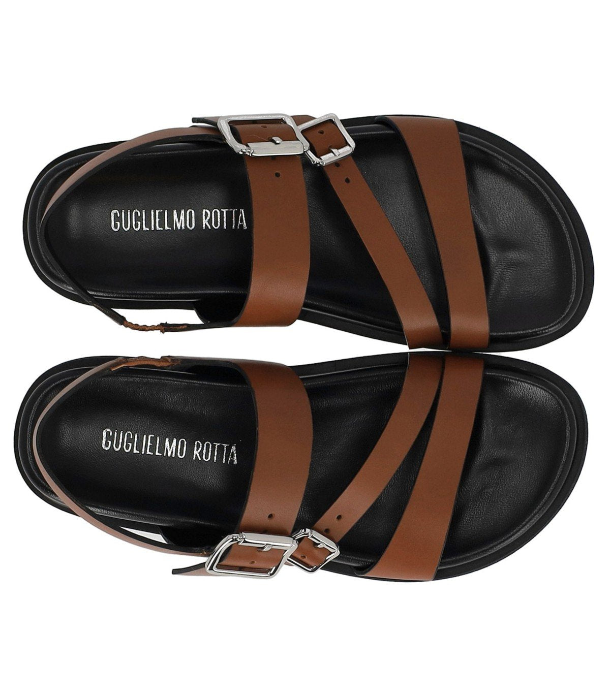 SANDALO FLAT TOURS MARRONE GUGLIELMO ROTTA